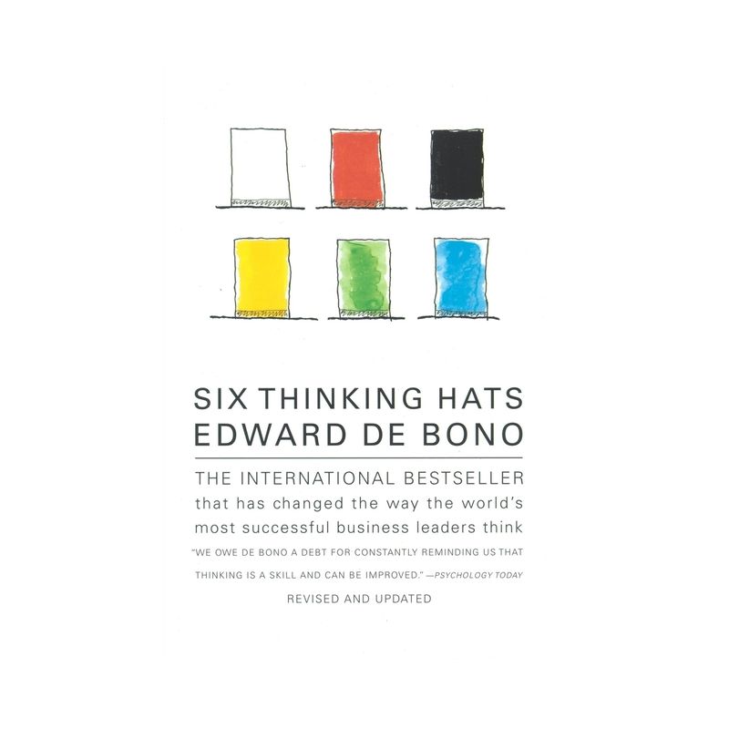 Six Thinking Hats - by  Edward de Bono (Paperback), 1 of 2