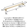Amerock Lintel Appliance Pull for Large Panels and Oversized Cabinets - 4 of 4