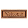 Evideco French Home Goods Sheltered Long Narrow 30 in. x 10 in. Front Door Mat Coir Coco Fibers - 4 of 4