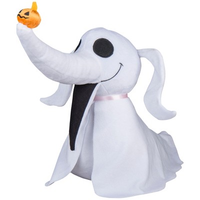 Gemmy The Nightmare Before Christmas Jack On Pumpkin 18 Plush Front Door  Greeter