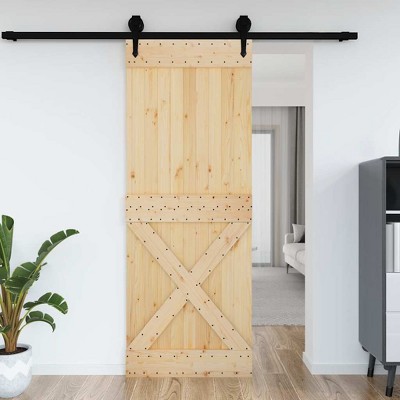 VidaXL Door NARVIK 33.5"x82.7" Solid Wood Pine