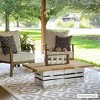 Hauteloom Burl Cream Outdoor Rug - 2 of 4