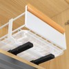 TROPOW Teleskopschublade Ausziehbare Schublade Für Kabinett Teller Schrank Organizer Küche Geschirrabtropfgestell Mit Abtropfschale Ohne Bohren - 4 of 4