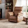 Power Recliner Chair Swivel Glider Upholstered Chenille Nursery Rocker Reclining Sofa Chair with Charging Port - 2 of 4