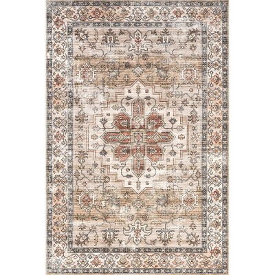 nuLOOM Dawson SpinClean Machine Washable Stain-Resistant Area Rug