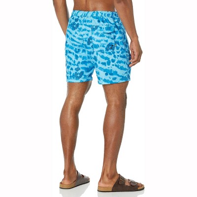 Мужские шорты Neff Daily Slauson Hot Tub Board Shorts for Swimming (Blue Slauson, 4X-Large) Blue — фото 4