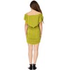 24seven Comfort Apparel Girls Off The Shoulder Rouched Party Dress - 3 of 4