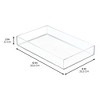 Stackable Plastic Makeup Drawer Organizer Tray - Clear - 2 of 4