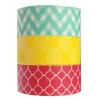 Wrapables Marrakech Trellis, Chevron & Circling Washi Tape, Set of 3 - 2 of 2