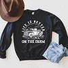 Simply Sage Market Women's Graphic Sweatshirt Better On The Farm Truck - 3 of 3