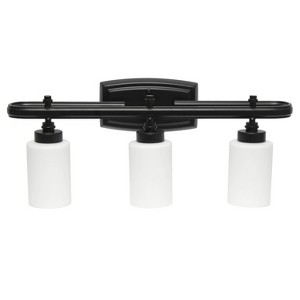 3-Light Essentix Contemporary Vanity Uplight Downlight Wall Mounted Fixture - Lalia Home - 1 of 4