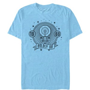 Men's Star Trek: The Original Series Enterprise Boldly Go 1966 T-Shirt - 1 of 3