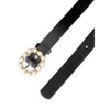 INSPIRE CHIC Women's Pearl Skinny Faux Leather Adjustable Pin Buckle Jeans Dresses Pants Waistband Belt 75-90cm/29.53"-35.43" - 2 of 4
