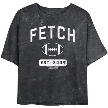 Junior's Mean Girls Distressed Fetch Football T-Shirt