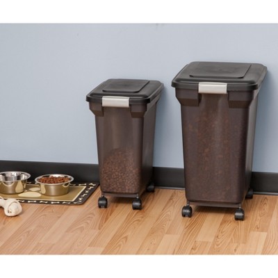 Large Clear Plastic Airtight Pet Food Storage Container