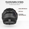 AHR Modular Full Face Motorcycle Helmet Flip up Dual Visor Motocross DOT S/M/L/XL/XXL - 3 of 4