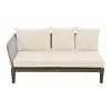 Nestfair Modern 5-Person Seating Group with Cushions Rope Waved Patio Sofa Set - 4 of 4