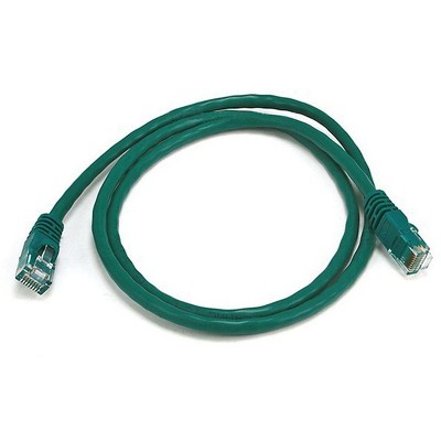 Monoprice Cat5e Ethernet Patch Cable - 3 Feet - Green | Network Internet Cord - RJ45, Stranded, 350Mhz, UTP, Pure Bare Copper Wire, 24AWG