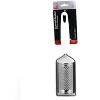 Chef Craft Stainless Steel Curved Fine Grater & Zester - Great for Citrus, Chocolate, Nuts, Spices and Hard Cheeses - 2 of 2