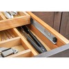 Rev-A-Shelf Kitchen Utensil & Cutlery Pullout Drawer Tray Organizer with Blumotion Soft Close Slides, Wood - 3 of 4