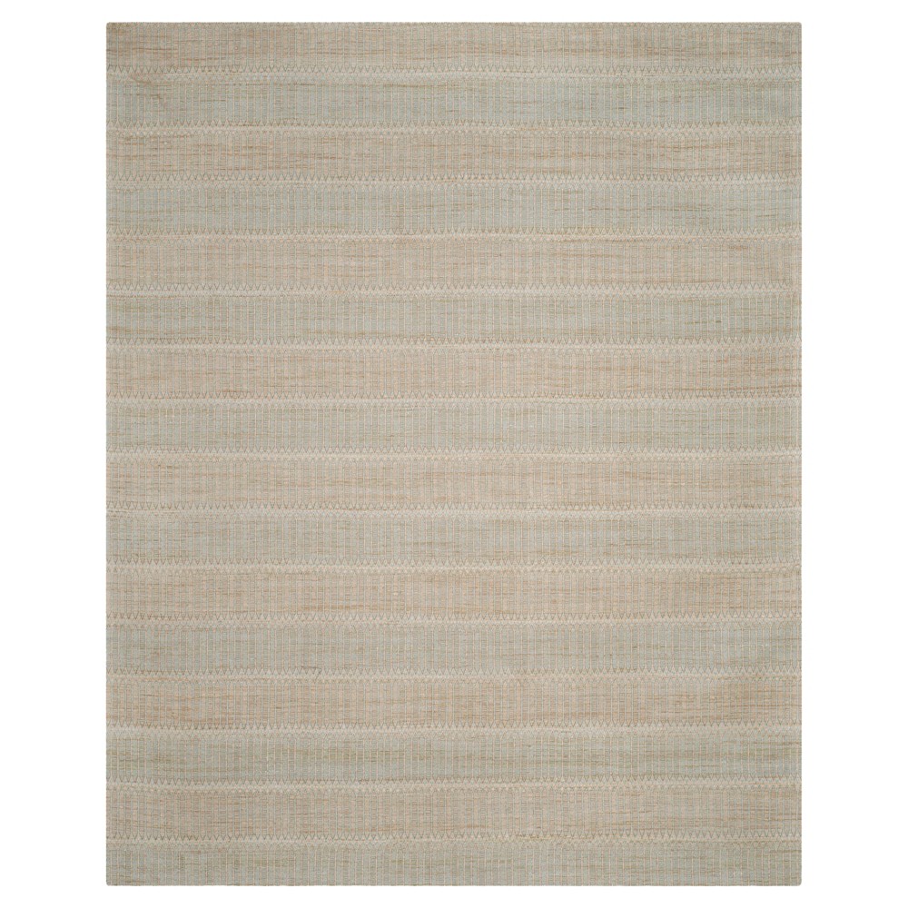 8'x10' Blue/Gold Stripe Woven Area Rug - Safavieh