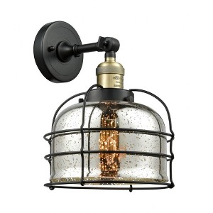 Bell Cage - 1 Light Wall Sconce In Traditional Style-12 Inches Tall and 9 Inches Wide - 1 of 1