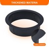 Smokeless Fire Pit, Round Wood Burning Fire Pits, Heavy Duty Firepits with Poker for Backyard, Bonfire, Outdoor 2.5mm Thickness Steel Black - 3 of 4