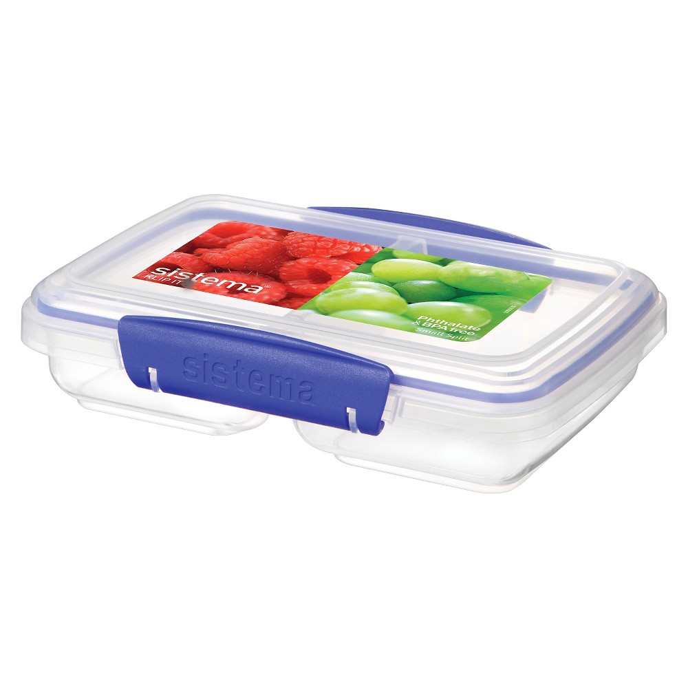 EAN 9414202015174 product image for Sistema Klip It 11.8oz Small Split Container, Clear | upcitemdb.com