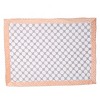 Bacati - Grey Dots with Solid Border Blanket (Grey Dots/Coral Pink Border) - 2 of 4