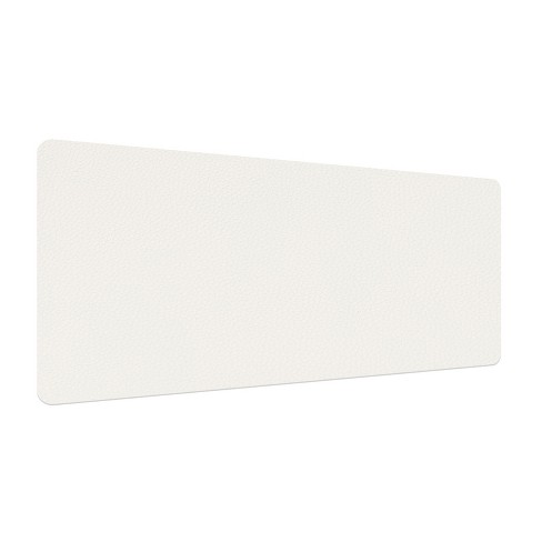 White leather desk discount pad