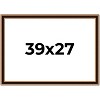 PosterPalooza | Weathered Gold Picture Frame - UV Acrylic, Backing Board, Hanging Hardware Included - 2 of 4