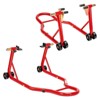 Heavy-Duty Motorcycle Front & Rear Stand Set – 900 lbs Capacity, Adjustable Width, Durable Steel Construction for Maintenance, Repairs & Storage - 4 of 4