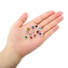 Unique Bargains Metal Bulk Elegant DIY Crafts Jewelry Making Birthstone Pendant 50 Pcs - 4 of 4