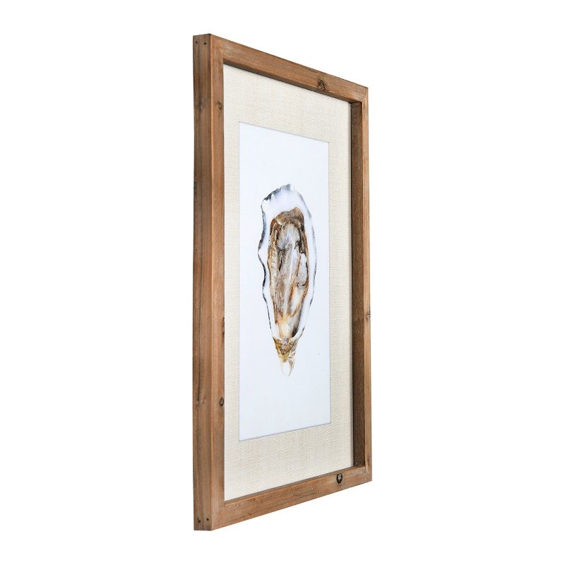 11.7&#34; x 15.7&#34; (Set of 4) Wood Framed Wall Canvases with Oyster Stlye - Storied Home, 4 of 10