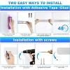 LunaLulinlk 16 Inch Magnetic Knife Holder for Wall Magnetic Knife Strip Self Adhesive with 3 Hooks - 4 of 4