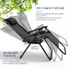 Nestl Zero Gravity Chairs Set of 2, Reclining Camping Chair, Folding Outdoor Chair with Pillow & Cup Holder Tray - 2 of 4