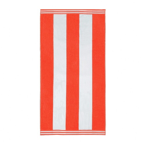 Nautical Stripe Cotton Oversized Reversible Beach Towel Set Of 2 By Blue  Nile Mills : Target