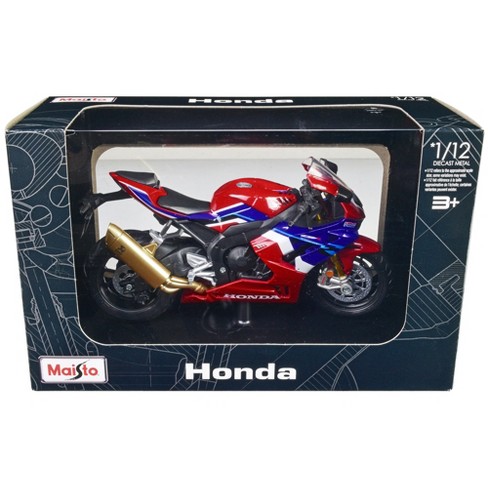 Honda CBR1000RR-R Fireblade SP Red with White and Blue Graphics with Stand  1/12 Diecast Motorcycle Model by Maisto