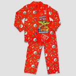 Boys' LEGO Star Wars: The Mandalorian Holiday 2pc Coat Pajama Set - Red
