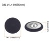Unique Bargains Metal Shank Round Cloth Covered DIY Sewing Buttons 20 Pcs - 2 of 4