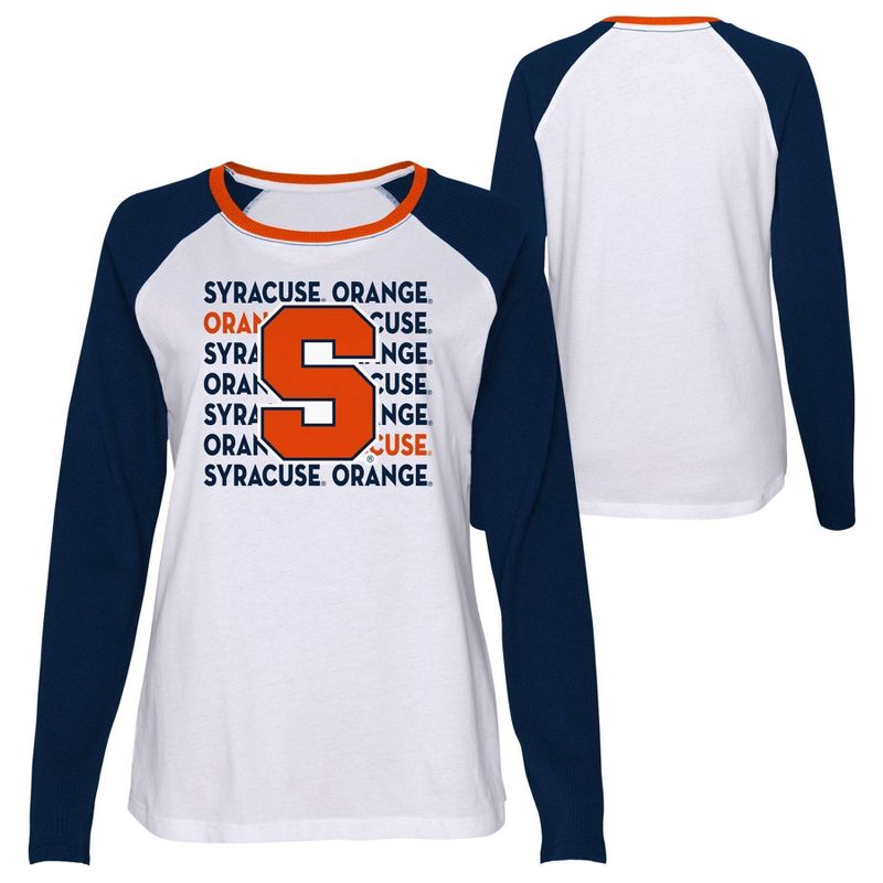 NCAA Syracuse Orange Girls&#39; Long Sleeve T-Shirt, 1 of 4