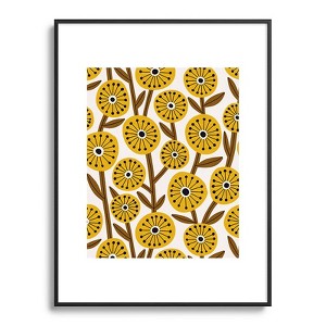 Alisa Galitsyna Mid Century Garden Metal Framed Art Print - Deny Desings - 1 of 3