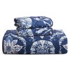 Peace Nest Soft Printed Coverlet Set Floral Geometric Bedspread, Modern Reversible Quilt and Shams Set - 3 of 4