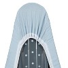 Seymour Home Products Premium Replacement Cover and Pad Light Blue: Ironing Board Cover & Pad, Elastic Band, 55"x15" - 2 of 4
