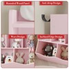 TackView 3-Tier Wooden Toy Storage Organizer & Bookshelf,5-Section Book Rack Daycare Furniture,for Nursery,Bedroom,School - 2 of 4