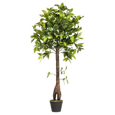  Artificial Camellia Tree in Pot (50in) - Vickerman 