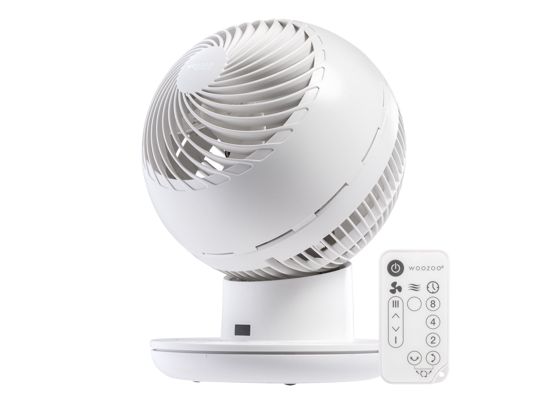 IRIS USA WOOZOO Fan with Remote, Oscillating Fan, Desk Fan, Table Air Circulator, Globe Fan, Fan for Bedroom, Low Noise DC Motor