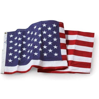 Patriotic 5' x 8' Nylon American Flag with Embroidered Stars