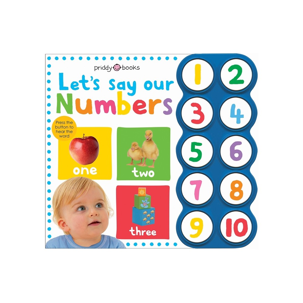 Simple First Words Lets Say Our Numbers - by Roger Priddy (Board Book)