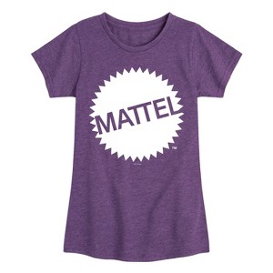 Girls' - Mattel - Mattel Original Logo Fitted Short Sleeve Graphic T-Shirt - 1 of 4
